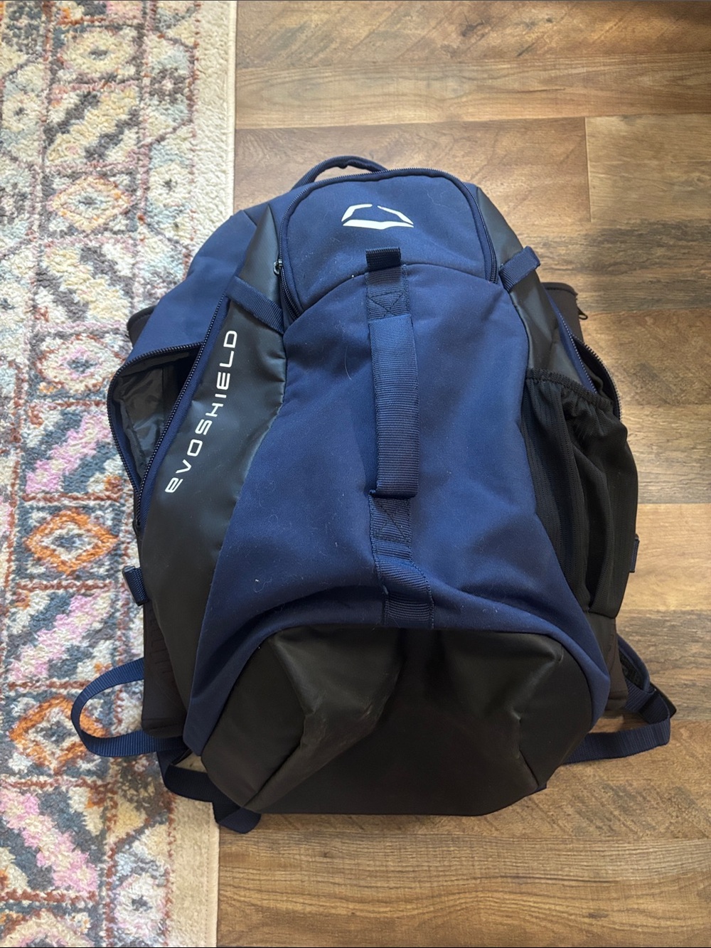 Evoshield Navy and Black Softball Backpack